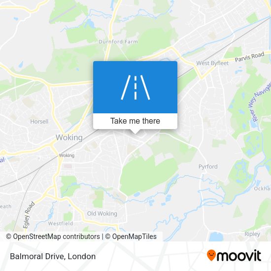 Balmoral Drive map