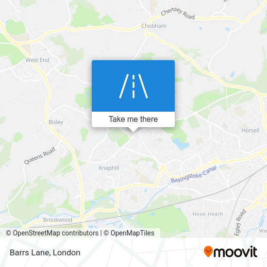 Barrs Lane map