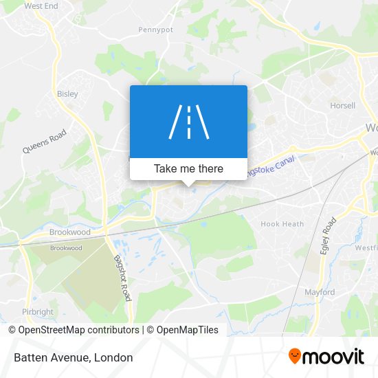 Batten Avenue map