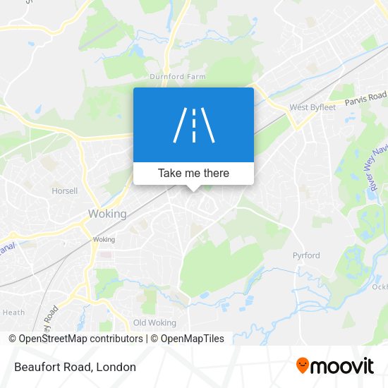 Beaufort Road map