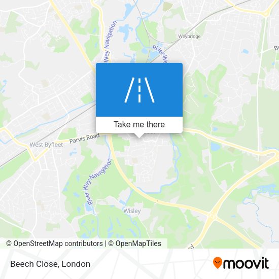 Beech Close map