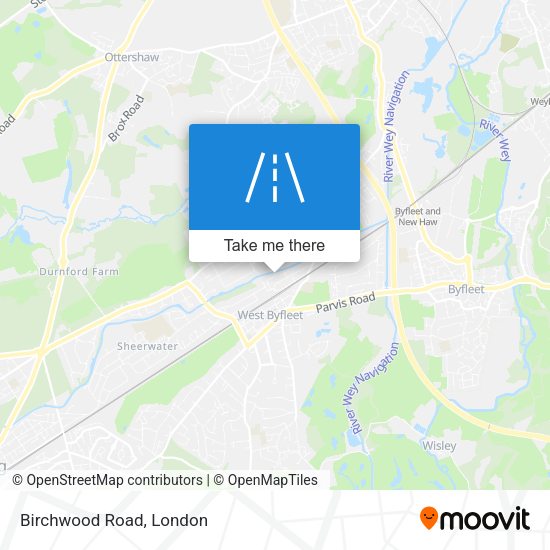 Birchwood Road map