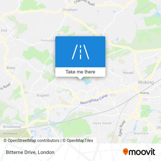 Bitterne Drive map