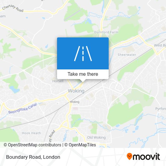 Boundary Road map