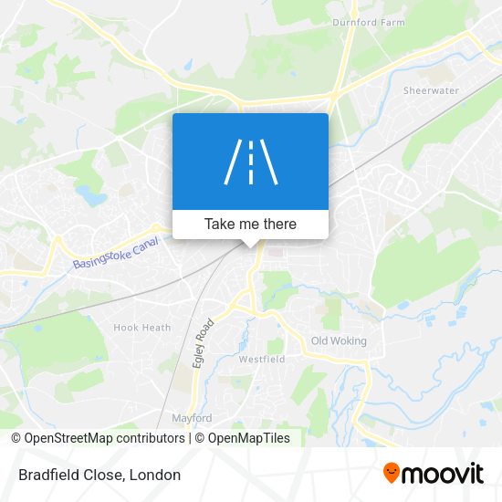 Bradfield Close map