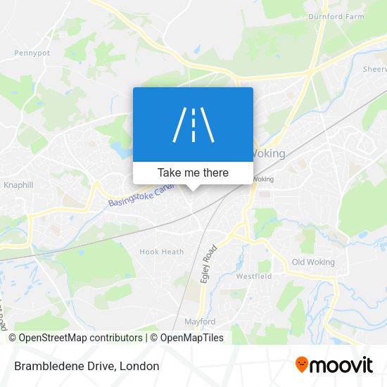 Brambledene Drive map