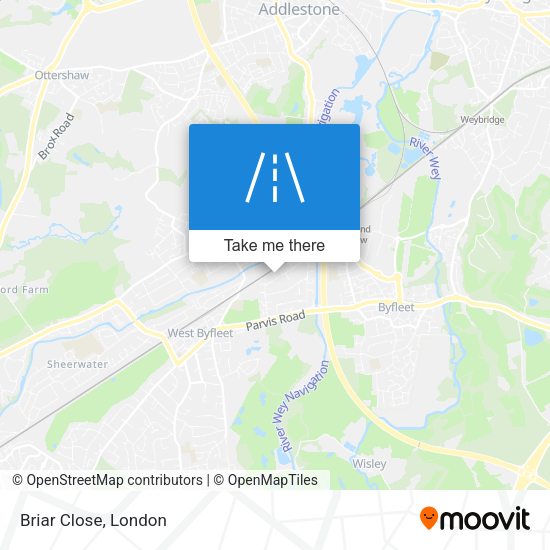 Briar Close map