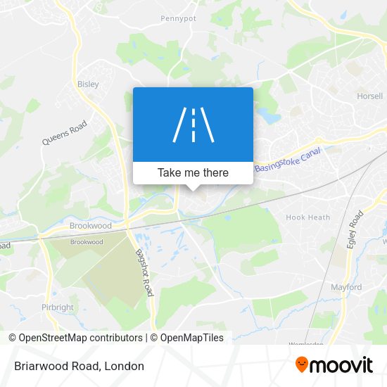 Briarwood Road map
