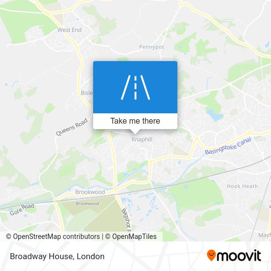 Broadway House map