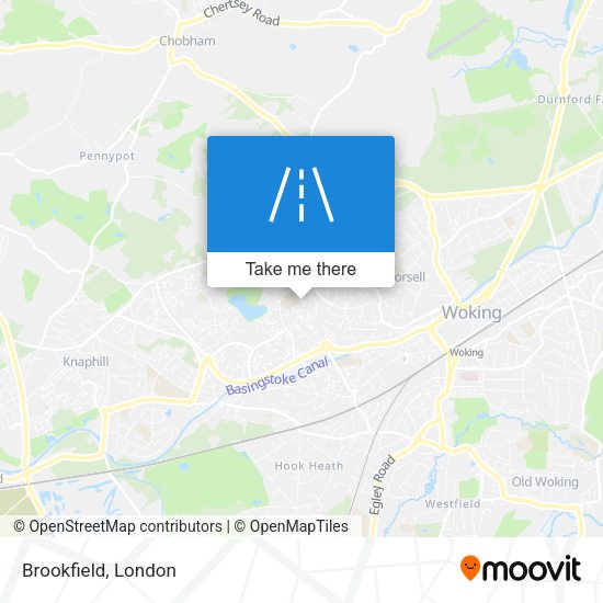 Brookfield map
