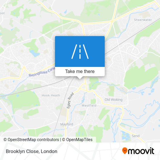 Brooklyn Close map