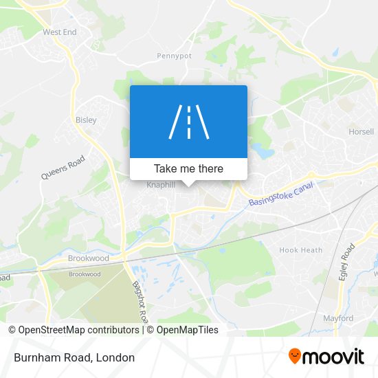 Burnham Road map