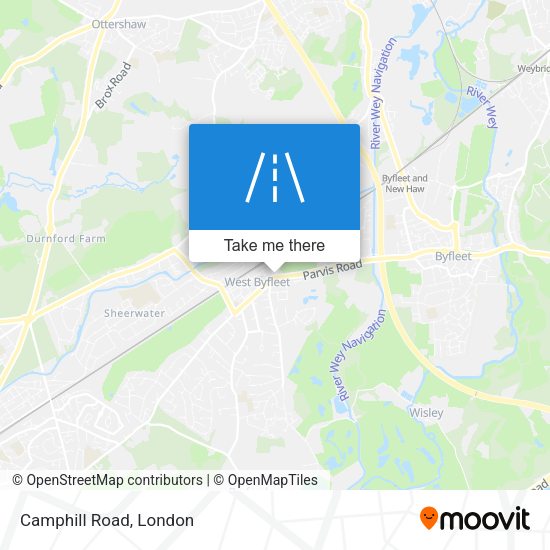 Camphill Road map