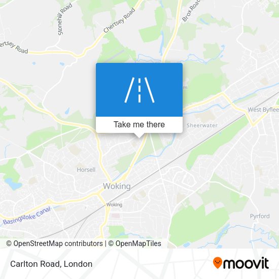 Carlton Road map
