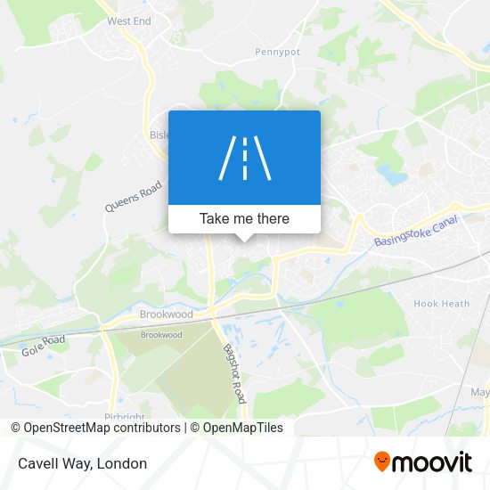 Cavell Way map