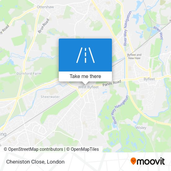 Cheniston Close map