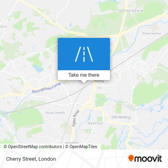 Cherry Street map
