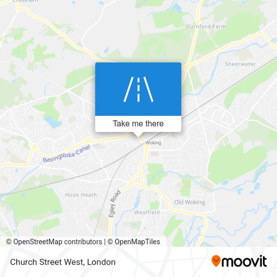 Church Street West map