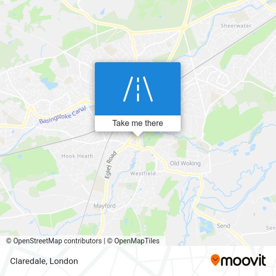 Claredale map