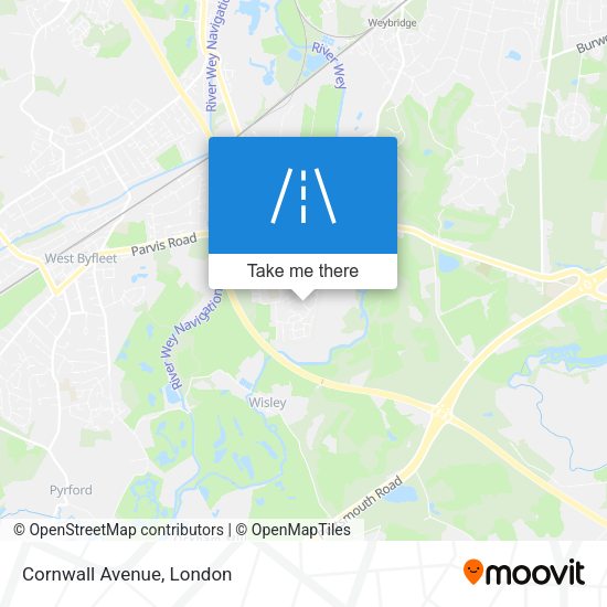 Cornwall Avenue map