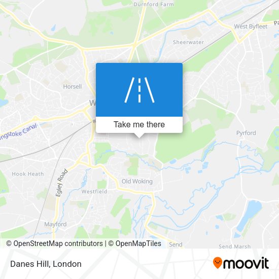 Danes Hill map