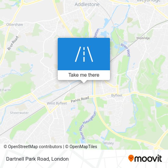Dartnell Park Road map