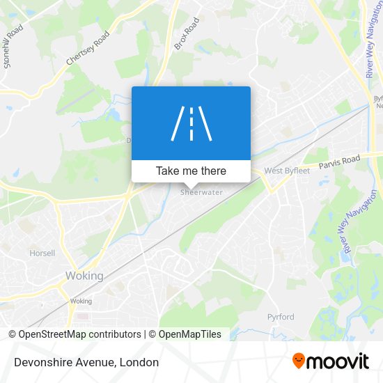 Devonshire Avenue map