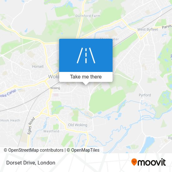 Dorset Drive map