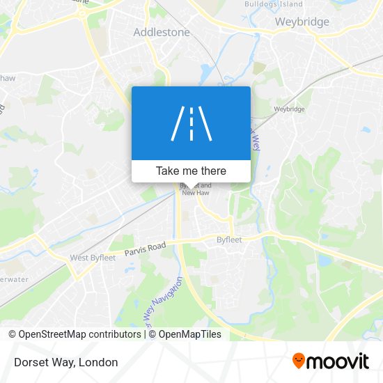 Dorset Way map