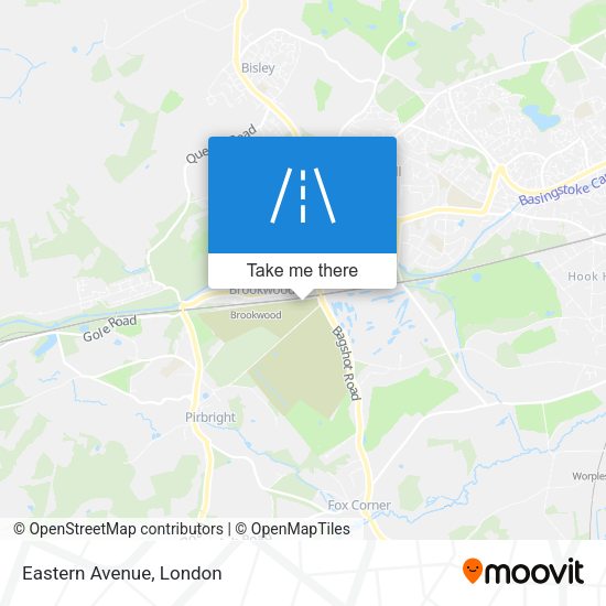 Eastern Avenue map