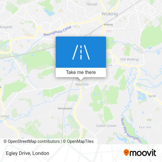 Egley Drive map