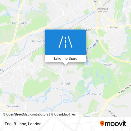 Engliff Lane map