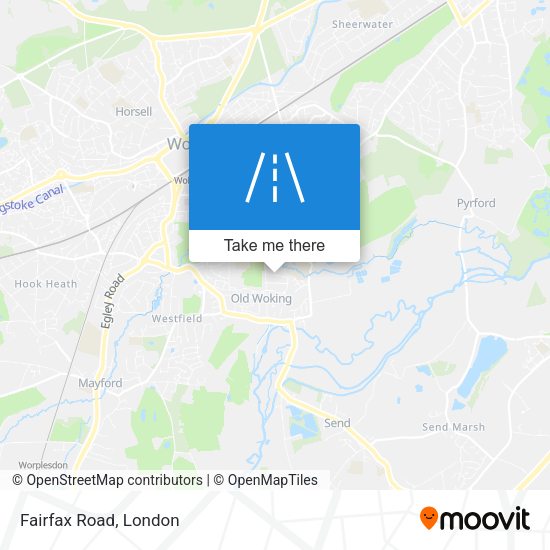 Fairfax Road map