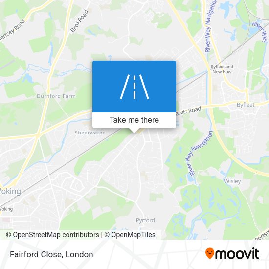 Fairford Close map