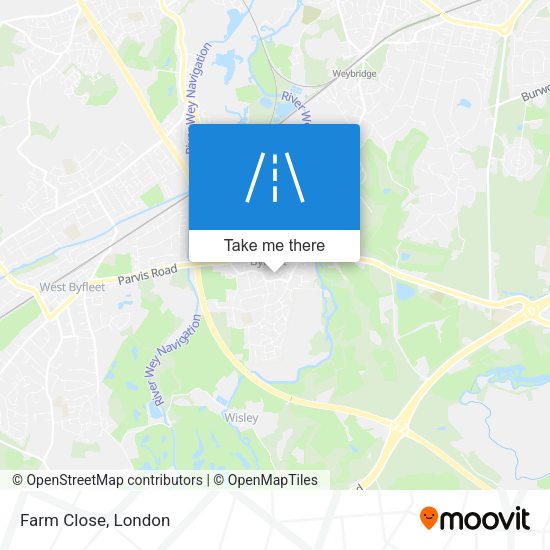 Farm Close map