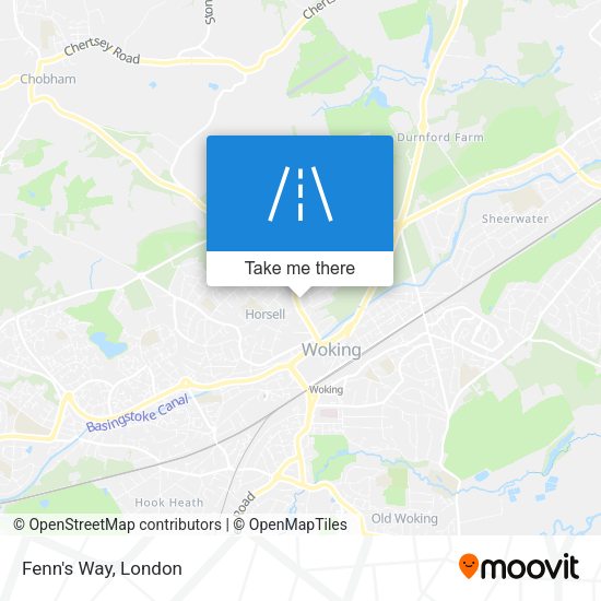 Fenn's Way map