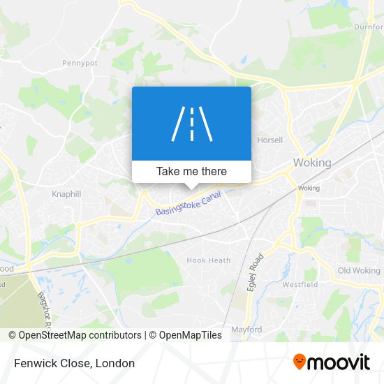 Fenwick Close map