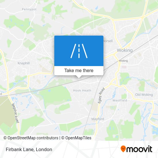 Firbank Lane map