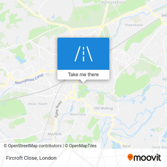 Fircroft Close map