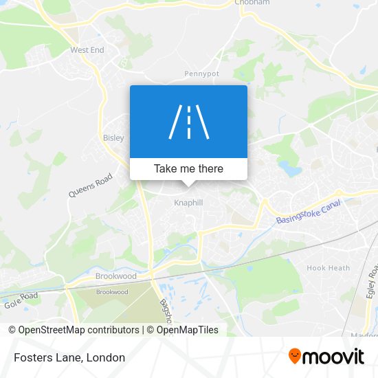 Fosters Lane map