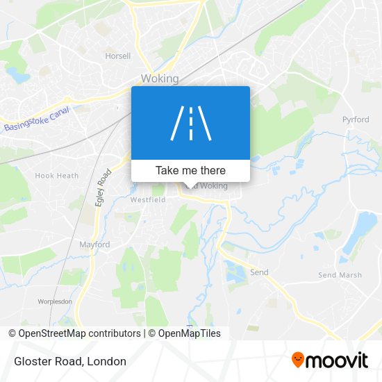 Gloster Road map