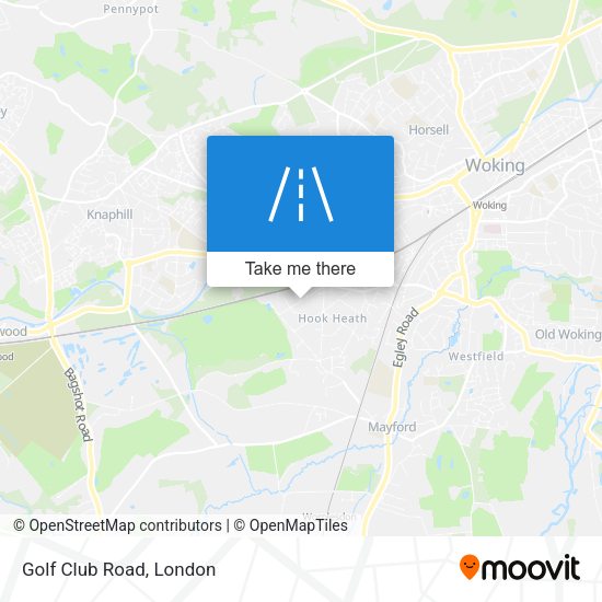 Golf Club Road map