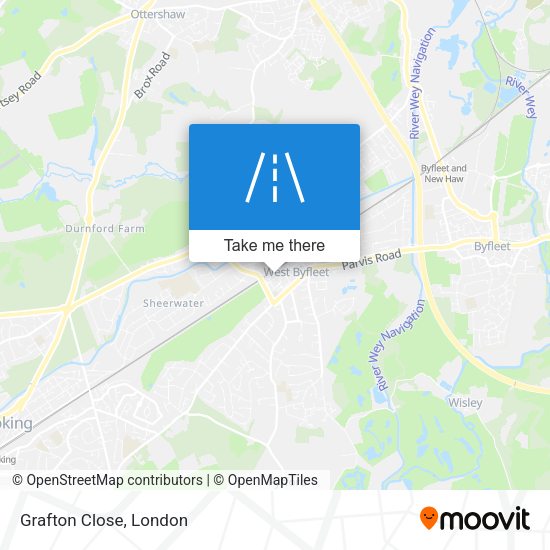 Grafton Close map