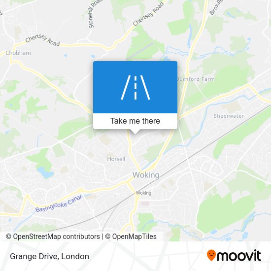 Grange Drive map