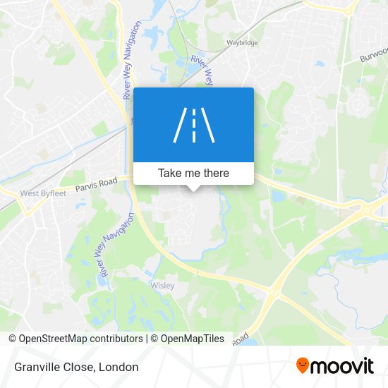 Granville Close map