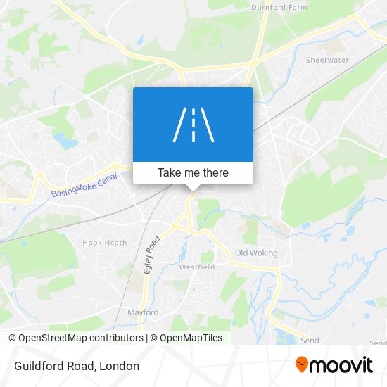 Guildford Road map