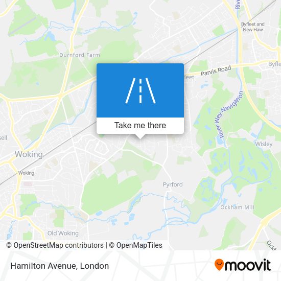 Hamilton Avenue map