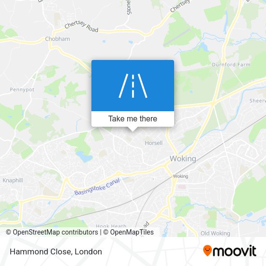Hammond Close map