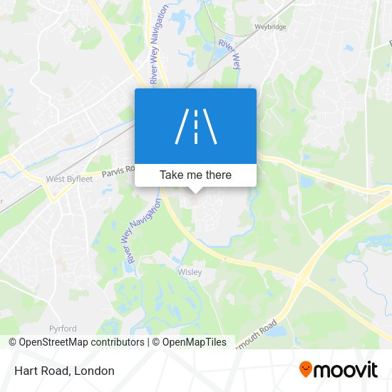 Hart Road map