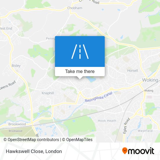 Hawkswell Close map